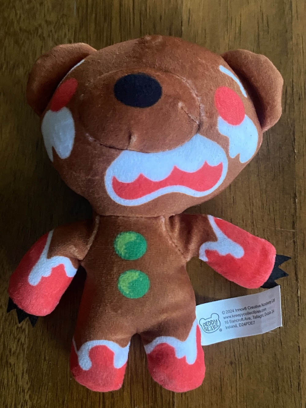 Deddy Bears Christmas Edition Gingerbear 5.5" Mini Plush Ginger Bear Spooky Cute